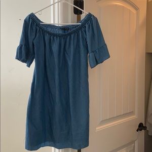 Blue denim dress
